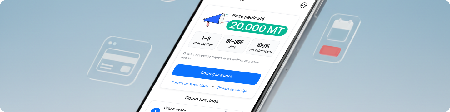 Vista da aplicação TáNaMão num telemóvel