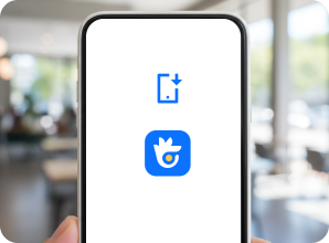 Ecrã inicial da app